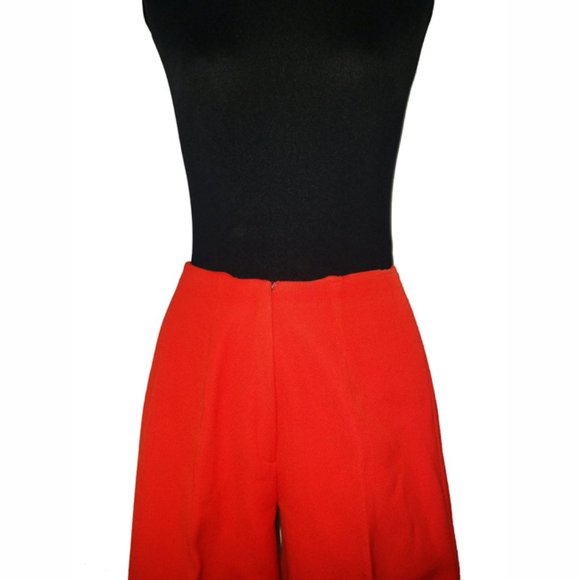 Vtg 60s Rare Wool Gabardine Pant Suit 8 - Picture 10 of 14